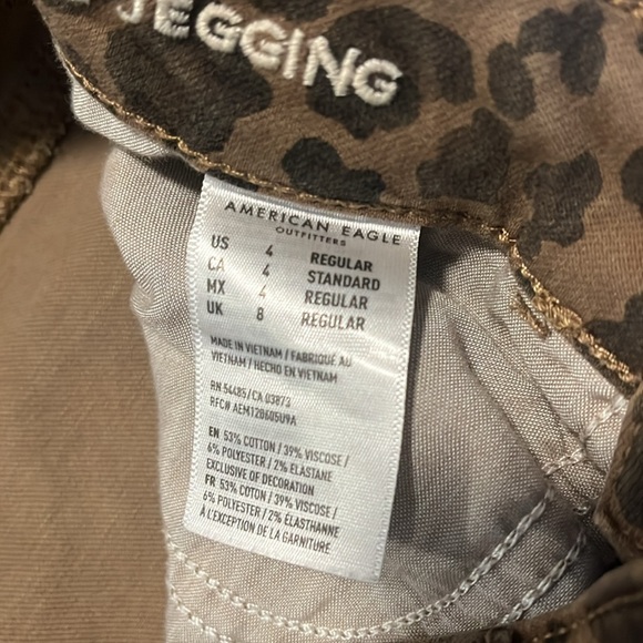 American Eagle Next Level Stretch Super Hi-Rise Jegging  Womens Jeans Size 4 - Picture 7 of 8